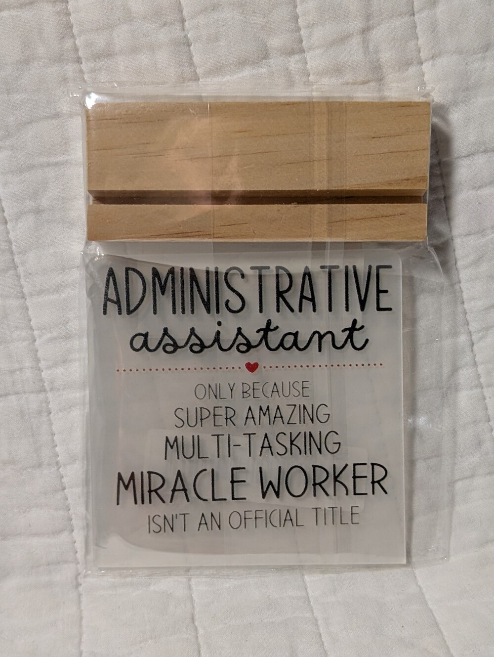 Administrative Assistant Desk Sign